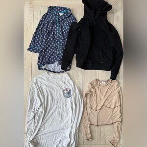 P.J. Salvage Blue and White Patterned Top bundle